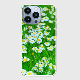 Чехол для iPhone 13 Pro с принтом Ромашки в Петрозаводске,  |  | Тематика изображения на принте: поле | природа | ромашка | цветы