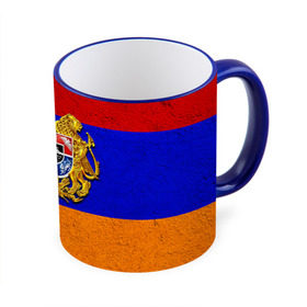 Кружка 3D с принтом Армения в Петрозаводске, керамика | ёмкость 330 мл | армения | армянин | армянский | национальный | нация | флаг | флаги