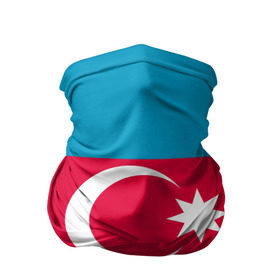 Бандана-труба 3D с принтом Азербайджан в Петрозаводске, 100% полиэстер, ткань с особыми свойствами — Activecool | плотность 150‒180 г/м2; хорошо тянется, но сохраняет форму | страна | флаг