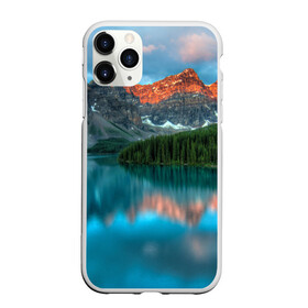 Чехол для iPhone 11 Pro матовый с принтом Неописуемая красота в Петрозаводске, Силикон |  | горы | канада | красота | лес | небо | облака | озеро | пейзаж | природа | речка