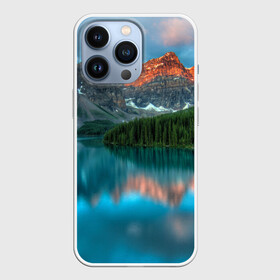Чехол для iPhone 13 Pro с принтом Неописуемая красота в Петрозаводске,  |  | горы | канада | красота | лес | небо | облака | озеро | пейзаж | природа | речка