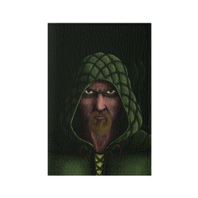 Обложка для паспорта матовая кожа с принтом Зеленая Стрела в Петрозаводске, натуральная матовая кожа | размер 19,3 х 13,7 см; прозрачные пластиковые крепления | arrow | green | зеленая | стрела