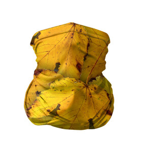 Бандана-труба 3D с принтом Жёлтые листья в Петрозаводске, 100% полиэстер, ткань с особыми свойствами — Activecool | плотность 150‒180 г/м2; хорошо тянется, но сохраняет форму | жёлтый | золотой | клён | красота | листва | листья | наряд | осень | осина | покров | природа