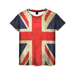Женская футболка 3D с принтом Великобритания в Петрозаводске, 100% полиэфир ( синтетическое хлопкоподобное полотно) | прямой крой, круглый вырез горловины, длина до линии бедер | great britain | the united kingdom of great britain | британия | великая британия | великобритания | государство | соединённое королевство | страна | флаг | флаги