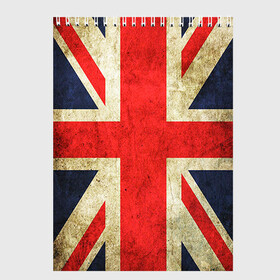 Скетчбук с принтом Великобритания в Петрозаводске, 100% бумага
 | 48 листов, плотность листов — 100 г/м2, плотность картонной обложки — 250 г/м2. Листы скреплены сверху удобной пружинной спиралью | great britain | the united kingdom of great britain | британия | великая британия | великобритания | государство | соединённое королевство | страна | флаг | флаги
