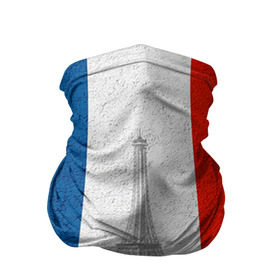 Бандана-труба 3D с принтом Франция в Петрозаводске, 100% полиэстер, ткань с особыми свойствами — Activecool | плотность 150‒180 г/м2; хорошо тянется, но сохраняет форму | country | france | государство | страна | флаг | флаги | франция