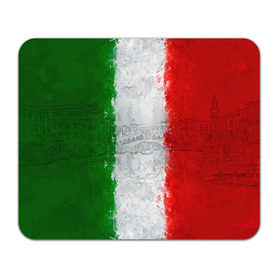 Коврик прямоугольный с принтом Италия в Петрозаводске, натуральный каучук | размер 230 х 185 мм; запечатка лицевой стороны | country | italy | государство | италия | страна | флаг | флаги