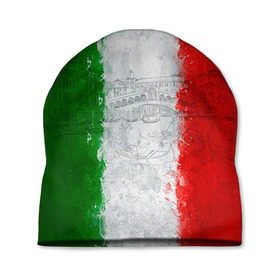 Шапка 3D с принтом Италия в Петрозаводске, 100% полиэстер | универсальный размер, печать по всей поверхности изделия | Тематика изображения на принте: country | italy | государство | италия | страна | флаг | флаги