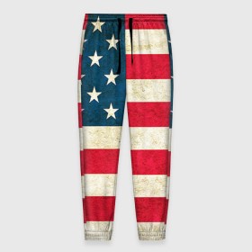Мужские брюки 3D с принтом США в Петрозаводске, 100% полиэстер | манжеты по низу, эластичный пояс регулируется шнурком, по бокам два кармана без застежек, внутренняя часть кармана из мелкой сетки | country | usa | америка | государство | соединённые штаты америки | страна | флаг | флаги | штаты