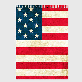 Скетчбук с принтом США в Петрозаводске, 100% бумага
 | 48 листов, плотность листов — 100 г/м2, плотность картонной обложки — 250 г/м2. Листы скреплены сверху удобной пружинной спиралью | country | usa | америка | государство | соединённые штаты америки | страна | флаг | флаги | штаты