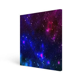 Холст квадратный с принтом Звёзды в Петрозаводске, 100% ПВХ |  | вселенная | галактика | звезды | планеты | туманность