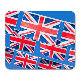 Коврик прямоугольный с принтом Британские флаги в Петрозаводске, натуральный каучук | размер 230 х 185 мм; запечатка лицевой стороны | англия | британия | великобритания