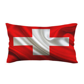 Подушка 3D антистресс с принтом Швейцария в Петрозаводске, наволочка — 100% полиэстер, наполнитель — вспененный полистирол | состоит из подушки и наволочки на молнии | альпы | гордость | флаг