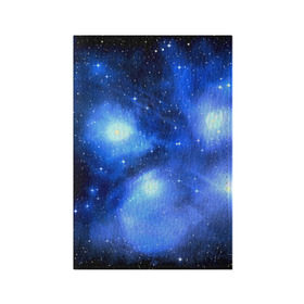 Обложка для паспорта матовая кожа с принтом Космос в Петрозаводске, натуральная матовая кожа | размер 19,3 х 13,7 см; прозрачные пластиковые крепления | Тематика изображения на принте: вселенная | галактика | звезды | планеты | туманность