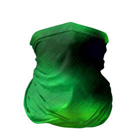 Бандана-труба 3D с принтом Заштриховка в Петрозаводске, 100% полиэстер, ткань с особыми свойствами — Activecool | плотность 150‒180 г/м2; хорошо тянется, но сохраняет форму | зеленый | разводы | черный