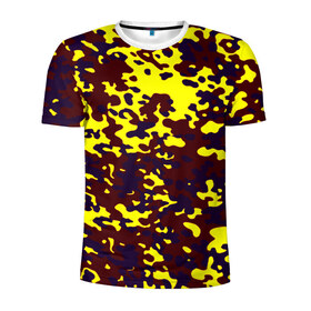 Мужская футболка 3D спортивная с принтом Полевой(пиксели) в Петрозаводске, 100% полиэстер с улучшенными характеристиками | приталенный силуэт, круглая горловина, широкие плечи, сужается к линии бедра | camo | камо | камуфляж | цветной | яркий