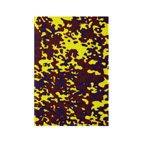 Обложка для паспорта матовая кожа с принтом Полевой(пиксели) в Петрозаводске, натуральная матовая кожа | размер 19,3 х 13,7 см; прозрачные пластиковые крепления | camo | камо | камуфляж | цветной | яркий