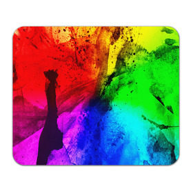 Коврик прямоугольный с принтом Grunge paint в Петрозаводске, натуральный каучук | размер 230 х 185 мм; запечатка лицевой стороны | абстракция | абстракция красок | арт | брызги | краска | цветные