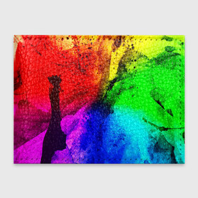 Обложка для студенческого билета с принтом Grunge paint в Петрозаводске, натуральная кожа | Размер: 11*8 см; Печать на всей внешней стороне | Тематика изображения на принте: абстракция | абстракция красок | арт | брызги | краска | цветные