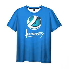 Мужская футболка 3D с принтом Luminosity в Петрозаводске, 100% полиэфир | прямой крой, круглый вырез горловины, длина до линии бедер | csgo | esports | gaming | lg | luminosity | ксго