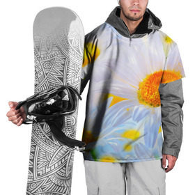 Накидка на куртку 3D с принтом Ромашки в Петрозаводске, 100% полиэстер |  | Тематика изображения на принте: красота | поле | природа | ромашка | цветы