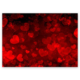 Поздравительная открытка с принтом Сердечко в Петрозаводске, 100% бумага | плотность бумаги 280 г/м2, матовая, на обратной стороне линовка и место для марки
 | 14 февраля | красная | любовь | сердце