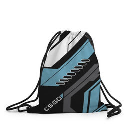 Рюкзак-мешок 3D с принтом cs:go - Vulcan Style (Вулкан) в Петрозаводске, 100% полиэстер | плотность ткани — 200 г/м2, размер — 35 х 45 см; лямки — толстые шнурки, застежка на шнуровке, без карманов и подкладки | cs | csgo | go | vulcan | кс