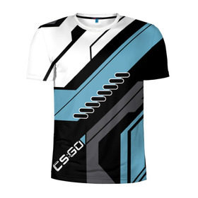 Мужская футболка 3D спортивная с принтом cs:go - Vulcan Style (Вулкан) в Петрозаводске, 100% полиэстер с улучшенными характеристиками | приталенный силуэт, круглая горловина, широкие плечи, сужается к линии бедра | cs | csgo | go | vulcan | кс