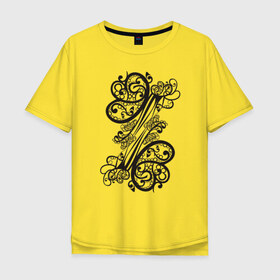 Мужская футболка хлопок Oversize с принтом Бабочка в Петрозаводске, 100% хлопок | свободный крой, круглый ворот, “спинка” длиннее передней части | бабочка | кружево | узор | цветы