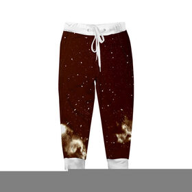 Детские брюки 3D с принтом Old kosmos в Петрозаводске, 100% полиэстер | манжеты по низу, эластичный пояс регулируется шнурком, по бокам два кармана без застежек, внутренняя часть кармана из мелкой сетки | вселенная | галактика | звезды | планеты | туманность