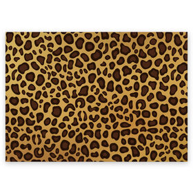 Поздравительная открытка с принтом Окрас леопарда в Петрозаводске, 100% бумага | плотность бумаги 280 г/м2, матовая, на обратной стороне линовка и место для марки
 | арт | животные | леопард | окрас