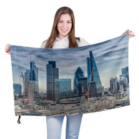 Флаг 3D с принтом London в Петрозаводске, 100% полиэстер | плотность ткани — 95 г/м2, размер — 67 х 109 см. Принт наносится с одной стороны | england | europe | london | англия | великобритания | высотки | королева | лондон | мегаполис | туризм