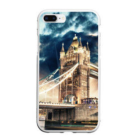 Чехол для iPhone 7Plus/8 Plus матовый с принтом Англия в Петрозаводске, Силикон | Область печати: задняя сторона чехла, без боковых панелей | england | europe | london | англия | биг бен | великобритания | высотки | королева | лондон | мегаполис | тауэрский мост | туризм