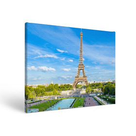 Холст прямоугольный с принтом Париж в Петрозаводске, 100% ПВХ |  | france | paris | париж | франция | эйфелева башня