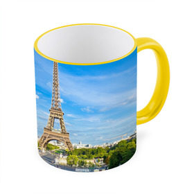 Кружка 3D с принтом Париж в Петрозаводске, керамика | ёмкость 330 мл | Тематика изображения на принте: france | paris | париж | франция | эйфелева башня