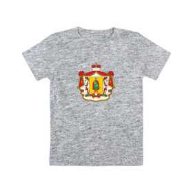Детская футболка хлопок с принтом Рязань герб в Петрозаводске, 100% хлопок | круглый вырез горловины, полуприлегающий силуэт, длина до линии бедер | города | день