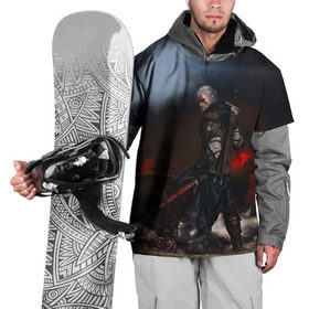 Накидка на куртку 3D с принтом Dark в Петрозаводске, 100% полиэстер |  | Тематика изображения на принте: gerald | wild hunt | witcher | ведьмак | геральд | дикая охота | цири