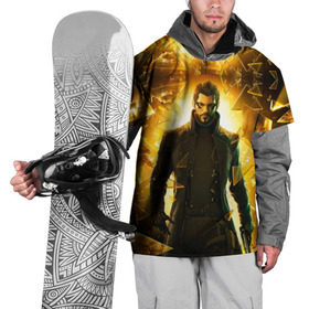 Накидка на куртку 3D с принтом Deus Ex в Петрозаводске, 100% полиэстер |  | Тематика изображения на принте: deus ex | human revolution | mankind divided | адам дженсен | деус экс