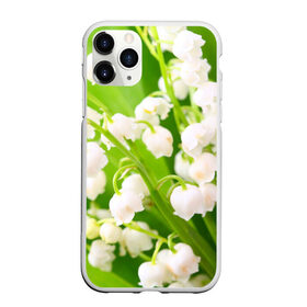 Чехол для iPhone 11 Pro матовый с принтом Ландыши в Петрозаводске, Силикон |  | Тематика изображения на принте: весна | ландыш | цветок