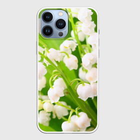 Чехол для iPhone 13 Pro Max с принтом Ландыши в Петрозаводске,  |  | Тематика изображения на принте: весна | ландыш | цветок