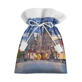 Подарочный 3D мешок с принтом Прага в Петрозаводске, 100% полиэстер | Размер: 29*39 см | Тематика изображения на принте: czech republic | europe | prague | европа | ес | каникулы | мосты | отпуск | прага | туризм | хоккей | чехия