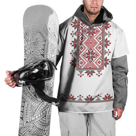 Накидка на куртку 3D с принтом Вышивка 41 в Петрозаводске, 100% полиэстер |  | Тематика изображения на принте: belarus | беларусь | вышивка