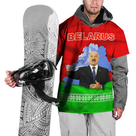 Накидка на куртку 3D с принтом Belarus 15 в Петрозаводске, 100% полиэстер |  | belarus | беларусь | лукашенко | президент