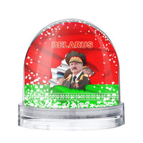 Снежный шар с принтом Belarus 18 в Петрозаводске, Пластик | Изображение внутри шара печатается на глянцевой фотобумаге с двух сторон | belarus | беларусь | лукашенко | президент
