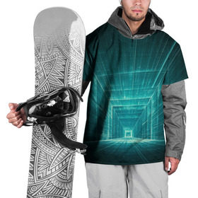 Накидка на куртку 3D с принтом Цифровой тоннель в Петрозаводске, 100% полиэстер |  | Тематика изображения на принте: глубины сознания | интернет | коридор | матрица | оптическая иллюзия | секрет | сеть | тайна | тоннель