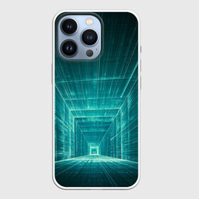Чехол для iPhone 13 Pro с принтом Цифровой тоннель в Петрозаводске,  |  | Тематика изображения на принте: глубины сознания | интернет | коридор | матрица | оптическая иллюзия | секрет | сеть | тайна | тоннель