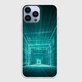 Чехол для iPhone 13 Pro Max с принтом Цифровой тоннель в Петрозаводске,  |  | Тематика изображения на принте: глубины сознания | интернет | коридор | матрица | оптическая иллюзия | секрет | сеть | тайна | тоннель