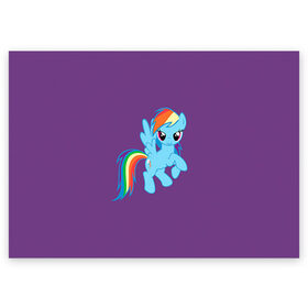 Поздравительная открытка с принтом Me little pony 5 в Петрозаводске, 100% бумага | плотность бумаги 280 г/м2, матовая, на обратной стороне линовка и место для марки
 | my little pony