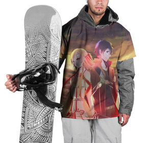 Накидка на куртку 3D с принтом Sword Art Online в Петрозаводске, 100% полиэстер |  | anime | asuna | kirito | sword art online | аниме | асада | асуна | кирито | мастера меча онлайн | синон