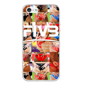 Чехол для iPhone 5/5S матовый с принтом Волейбол 1 в Петрозаводске, Силикон | Область печати: задняя сторона чехла, без боковых панелей | Тематика изображения на принте: fiv3 | volleyball | волейбол